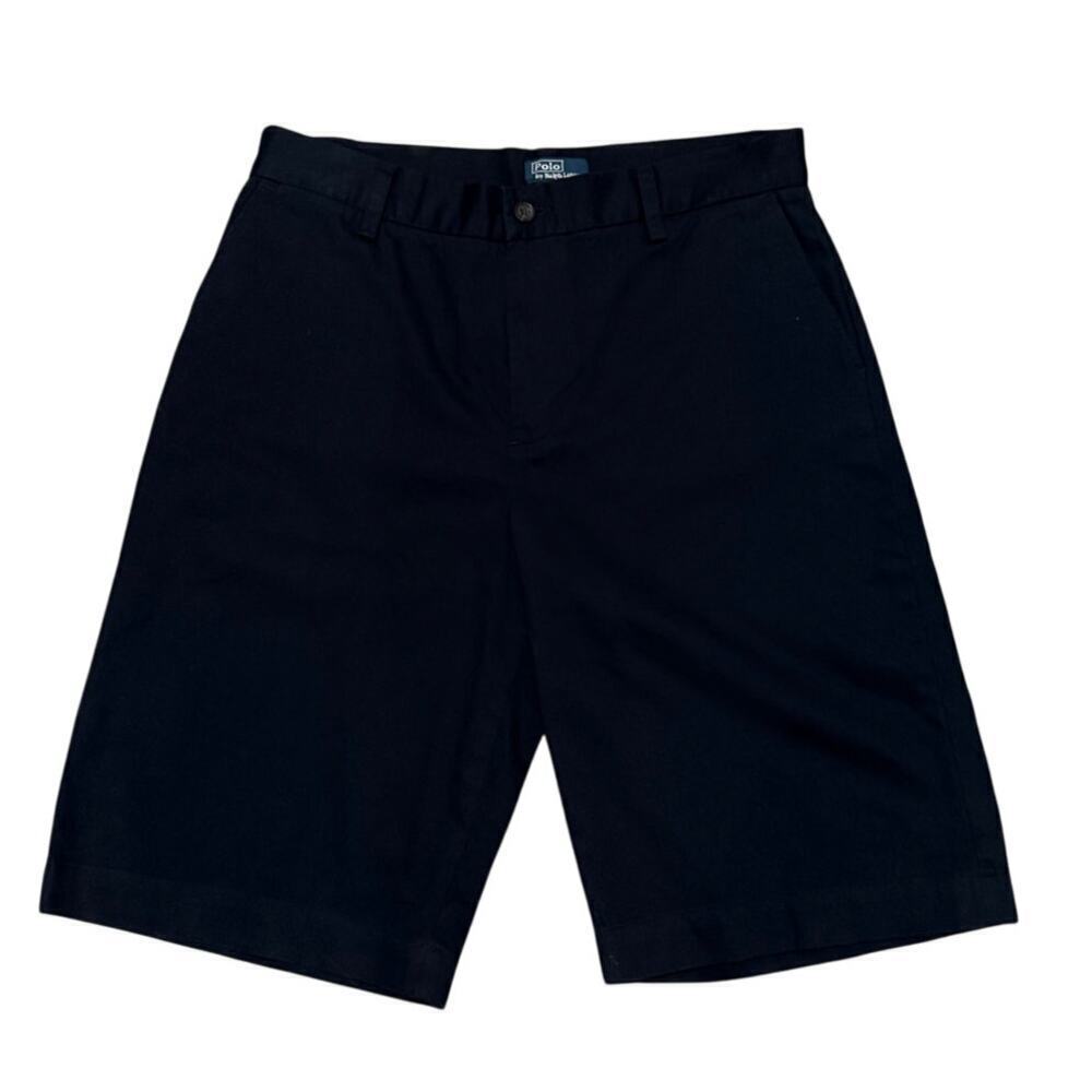 Polo Ralph Lauren NEW Boys 20 Navy Blue Classic Chino Short Preppy Casual Cotton